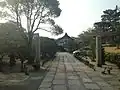 The road to Kuri in the monastery