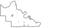 Location of Jennings, Oklahoma
