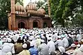 Worshippers offering namaz during Idu’l Fitr, 1434 AH&nbsp;(2012/2013CE)