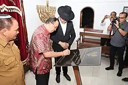 Synagogue inauguration by local government, 2019