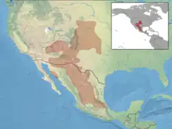 Map of range