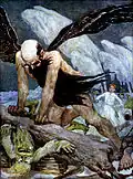The Battle with the Man-in-the-Moon