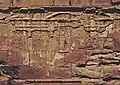 Stucco at Qasr-el-Bint, Petra
