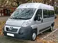 Peugeot Boxer, similar ones are used on commercial transport routes