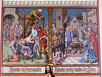 Wall mural from St. Venantius Church, Horgenzell.