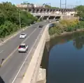 MLK Drive Bridge, looking west.