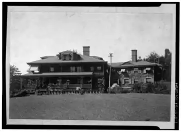 The Jayne's summer home, "Sub Rosa" (c.1896) in Wallingford, Pennsylvania