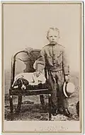 A boy and his dog