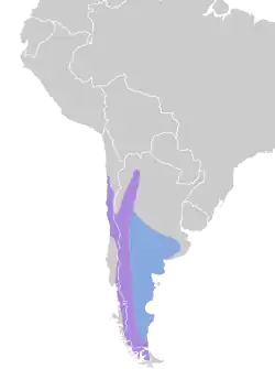 Map of range