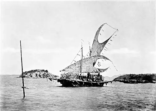 Lakatoi near Elevala Island, prior to 1885