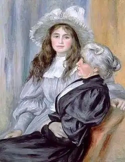 Pierre-Auguste Renoir, Portrait of Berthe Morisot and daughter Julie Manet, 1894