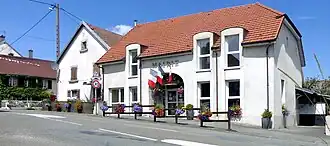 The town hall in Pierrefontaine-lès-Blamont