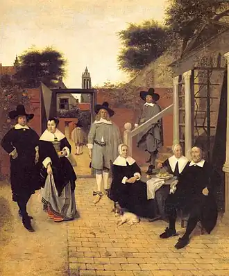 Group portrait of an unknown family or company c. 1650&nbsp;– c. 1665