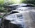 Toms Spring Falls can be reached from Daniel Ridge Trail.