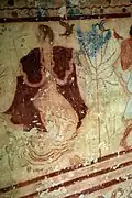Detail of a dancer
