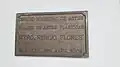 Plaque of the plastic arts workshop