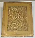Plaque by Benn Pitman, c. 1880s, brass
