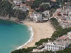 The beach