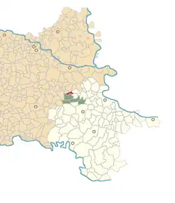 Location of Podrinje