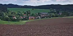 View from the west