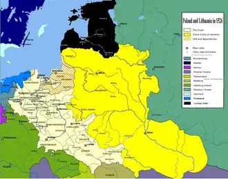 Image 7Poland and Lithuania in 1526, before the Union of Lublin (from History of Lithuania)