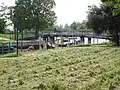 private bridge of the waste management company Veritas Rio de Sacca Fisola