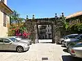 Courtyard and small car park
