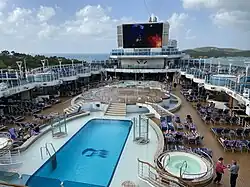 Pool deck
