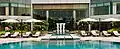 The pool at the hotel