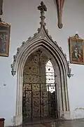 Portal in chancel leading to Chapel of Holy Trinity