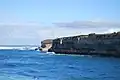 The headland of the harbour at Port Campbell