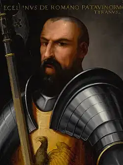 Portrait of Ezzelino III da Romano (1194-1259)