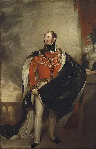 Portrait of the Duke of York by Lawrence, 1816. York was Commander in Chief of the British Army during the Napoleonic Wars.