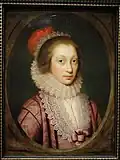 Portrait of a Woman, by Cornelius Johnson, 1619