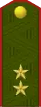 Ґенэрал-лейтэнант G̀jeneral-liejtenant[9] (Belarusian Ground Forces)
