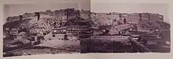 A postcard showing the city of Erbil in 1900