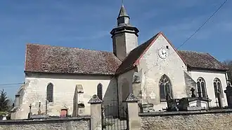 The church in Pougy