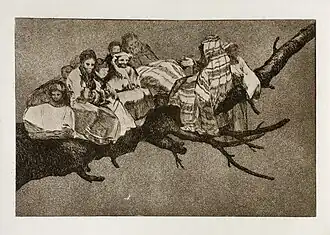 Νο. 3: Disparate ridículo (Ridiculous folly) 24.5 x 35.3 cm.