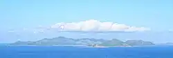 Praslin seen from the east