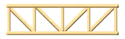 Pratt truss