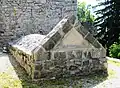 Grave of Austrian troops killed at the pass in 1809