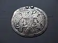 Gilt silver disk with Turul motif (Hungary, 10th century), National Museum in Prague (temporary exhibition)
