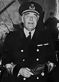 Prince Bertil is admiral's uniform