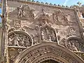 Principal façade of Santa María la Real Church.