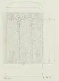 Projet (ultérieur ?) de décor pour l'alcôve (non Versailles), BNF