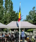Salute to the flag