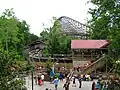 Prowler's ride station and queue