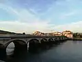 Burgo bridge and the homonymous district in the background