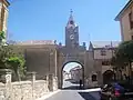 Villabrágima Clock Gate, Valladolid province, (Spain).