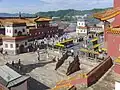 Area in front of the Bodhisattva hall
